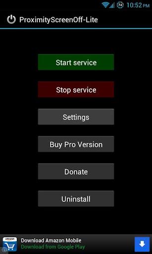 Proximity Screen Off Lite - Image screenshot of android app