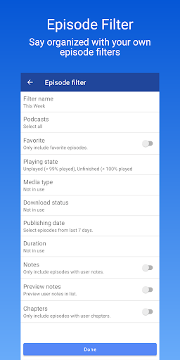 Podcast Republic - برنامه رایگان پادکست - عکس برنامه موبایلی اندروید