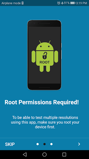 Screen Resolution Changer: Display Size & Density - Image screenshot of android app
