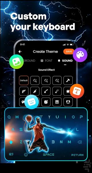 کیبورد فارسی حرفه ای🔥 - عکس برنامه موبایلی اندروید