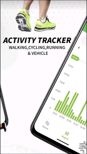 قدم شمار/ کالری شمار 🔥 - عکس برنامه موبایلی اندروید