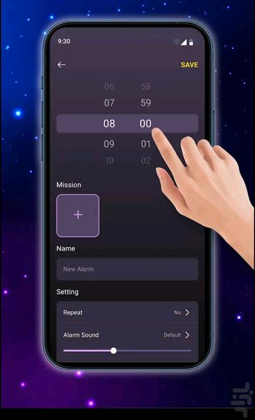ساعت زنگ هشدار🔥 - عکس برنامه موبایلی اندروید