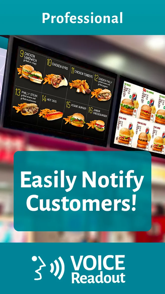 OrderReady TV Number Screen - عکس برنامه موبایلی اندروید