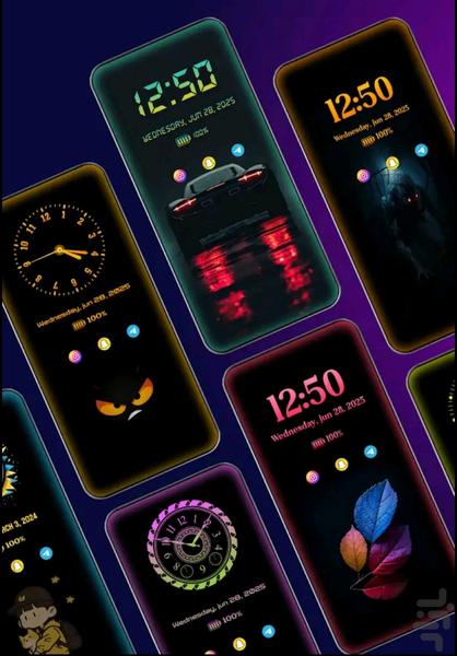 ساعت دیجیتالی🔥 - عکس برنامه موبایلی اندروید