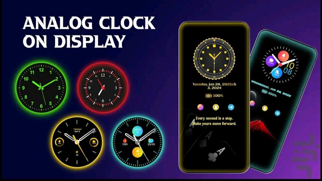New Digital Clock - عکس برنامه موبایلی اندروید