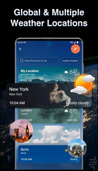 آب و هوا🔰 - عکس برنامه موبایلی اندروید