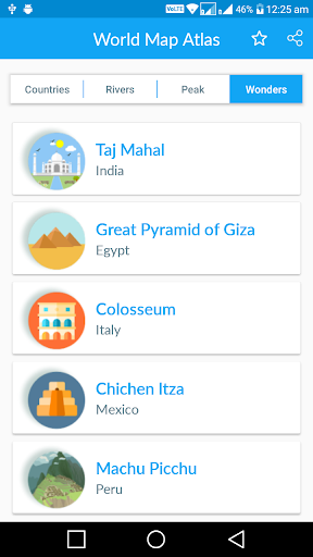 Offline World Map - عکس برنامه موبایلی اندروید