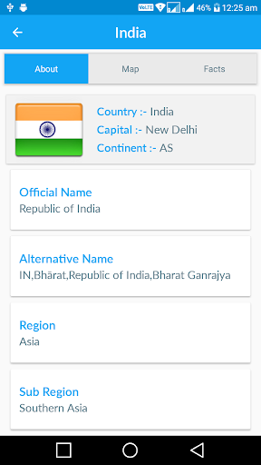 Offline World Map - عکس برنامه موبایلی اندروید