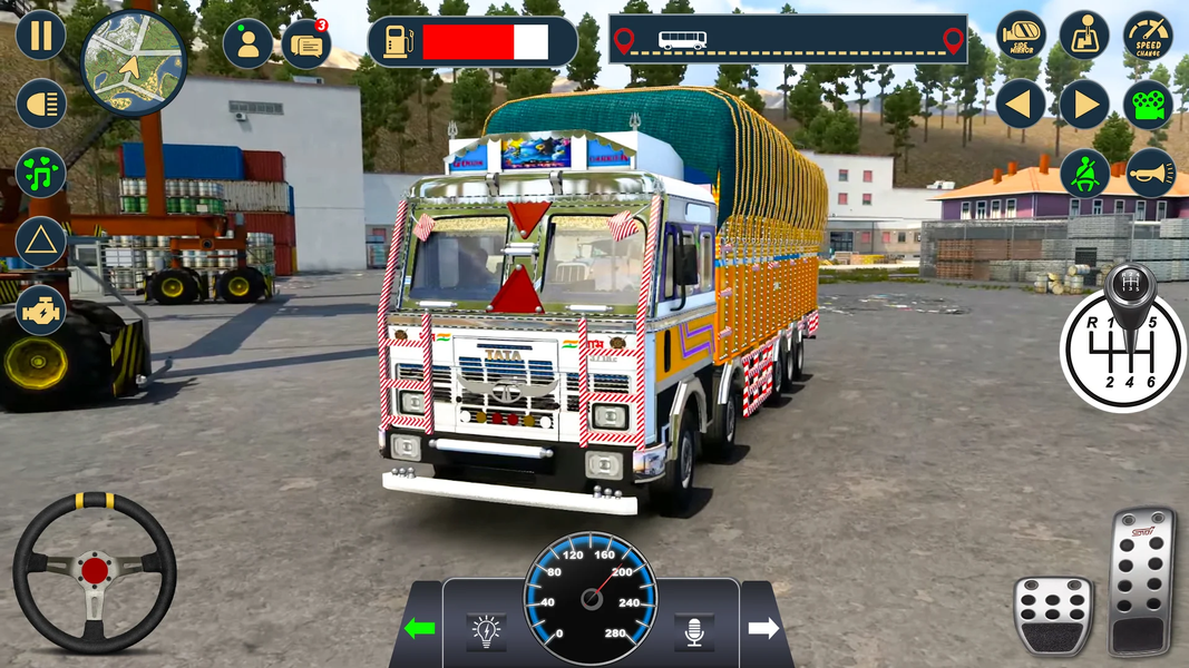 Cargo Truck Sim: Truck Games - Gameplay image of android game