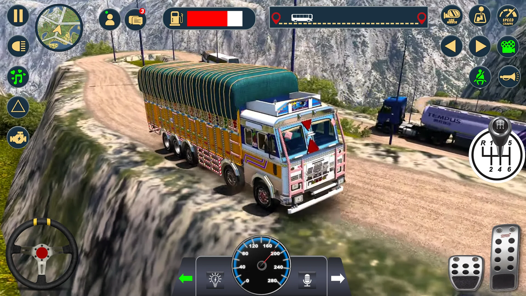 Cargo Truck Sim: Truck Games - Gameplay image of android game