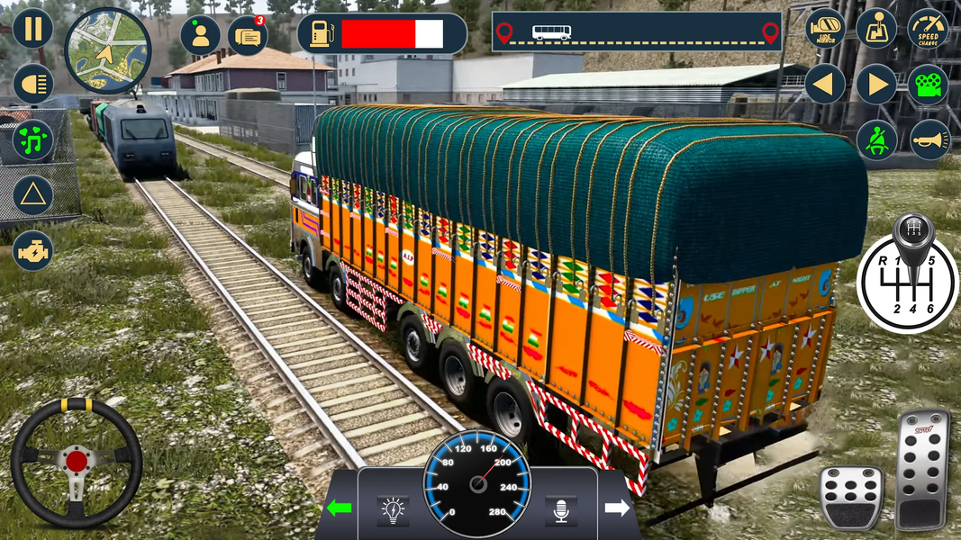 Cargo Truck Sim: Truck Games - Gameplay image of android game
