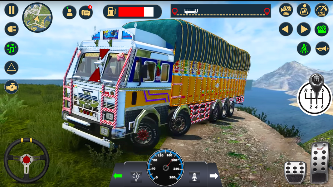 Indian Offroad Delivery Truck - Gameplay image of android game