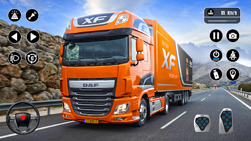 US Truck City Transport Sim 3D - Image screenshot of android app