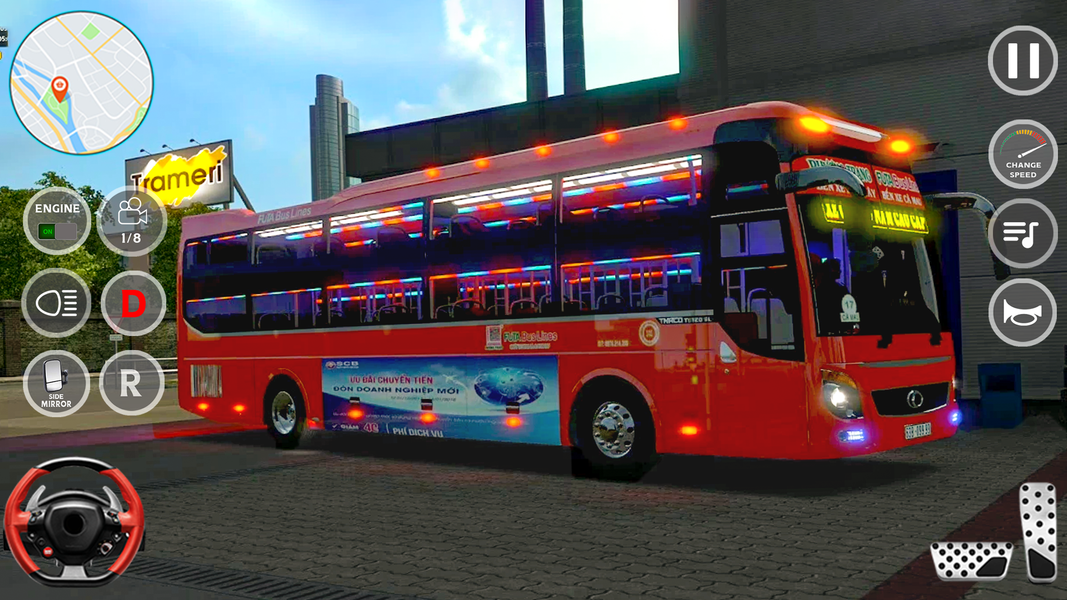 Bus Games 2024 Coach Simulator - Gameplay image of android game