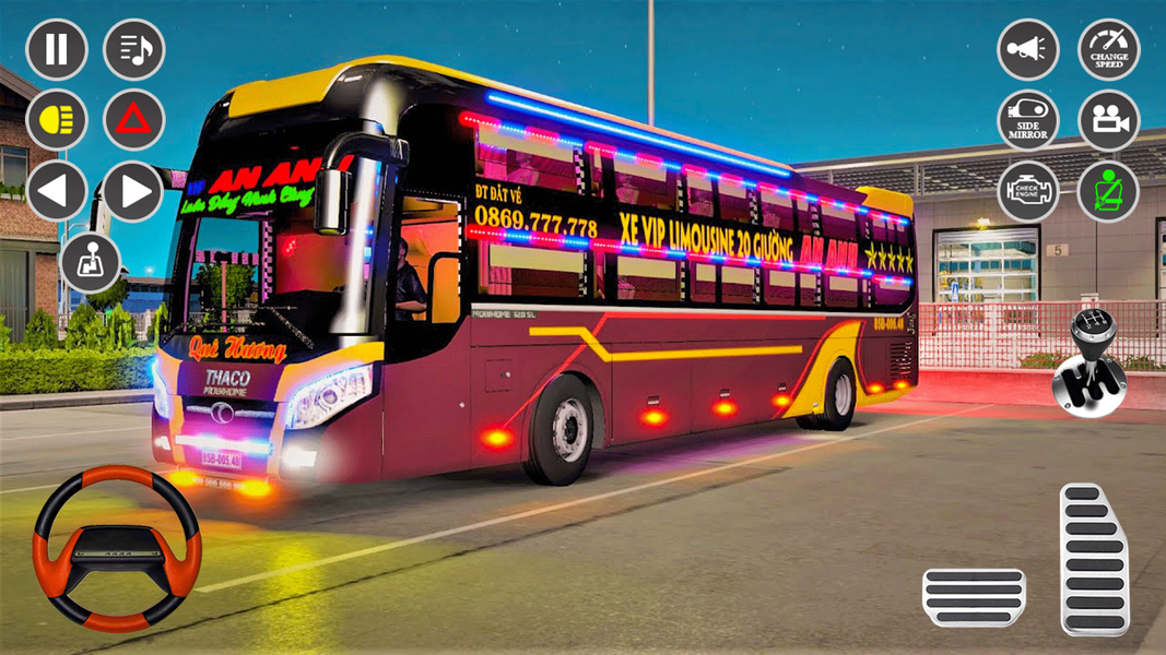 Bus Games 2024 - Bus Simulator - Gameplay image of android game