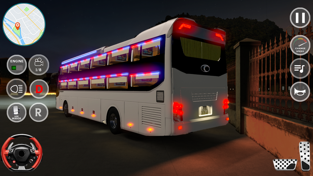 Bus Games 2024 - Bus Simulator - Gameplay image of android game