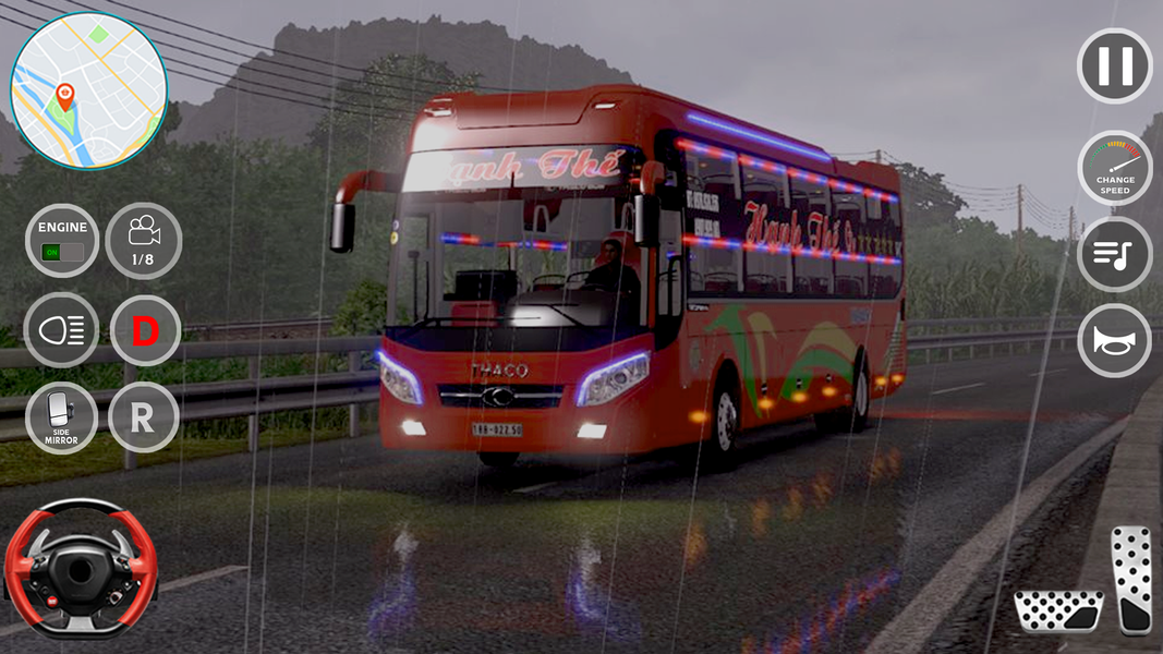 Bus Games 2024 Coach Simulator - Gameplay image of android game