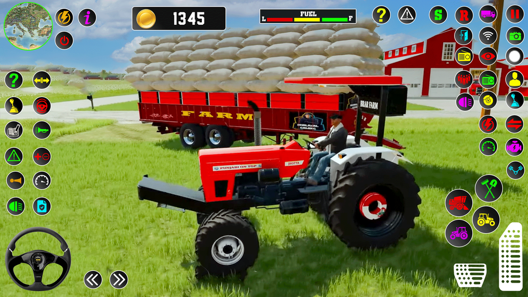Farm Tractor Driving Game 2023 - عکس بازی موبایلی اندروید