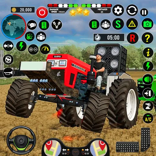 Farm Tractor Driving Game 2023 - عکس بازی موبایلی اندروید