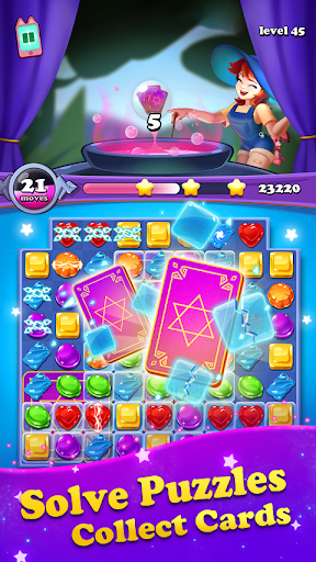 Magical Jewels - Gems Witch - Gameplay image of android game