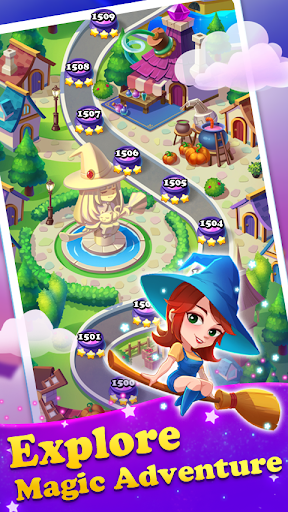 Magical Jewels - Gems Witch - Gameplay image of android game