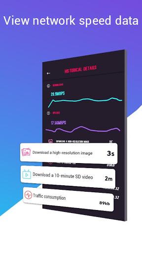 Test Network Speed - عکس برنامه موبایلی اندروید