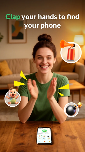 Whistle-Find phone by clap - Image screenshot of android app