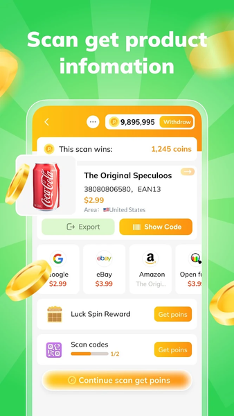 ScanReap-Barcode Scanner - Image screenshot of android app