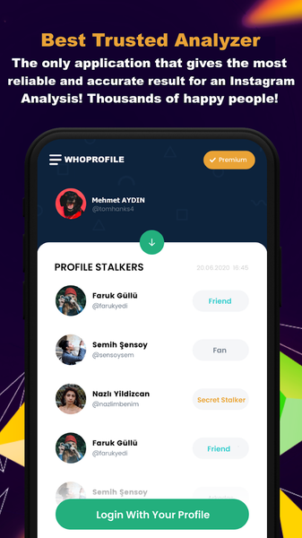 WProfile-Who Viewed My Profile - عکس برنامه موبایلی اندروید