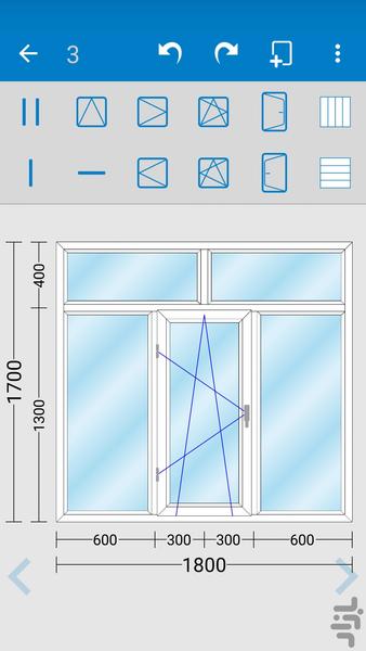 طراحی در و پنجره (iwindoor) - Image screenshot of android app