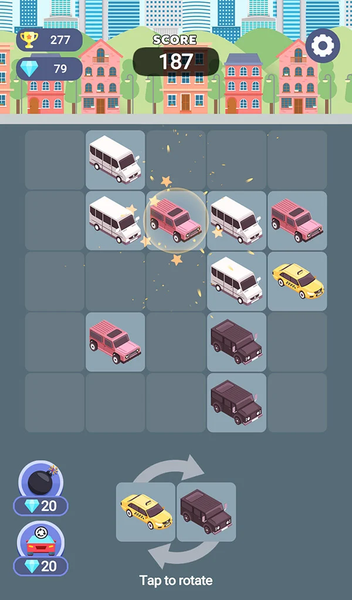 Merge Car - Match Puzzle - عکس بازی موبایلی اندروید