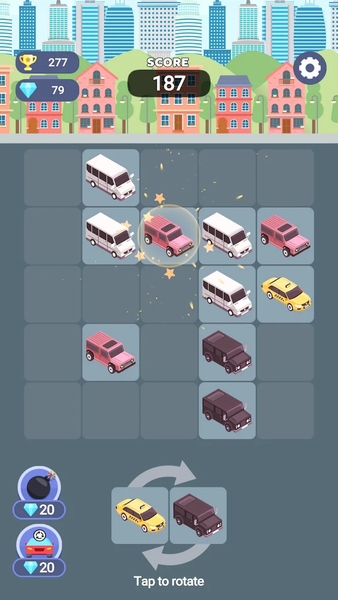 Merge Car - Match Puzzle - عکس بازی موبایلی اندروید