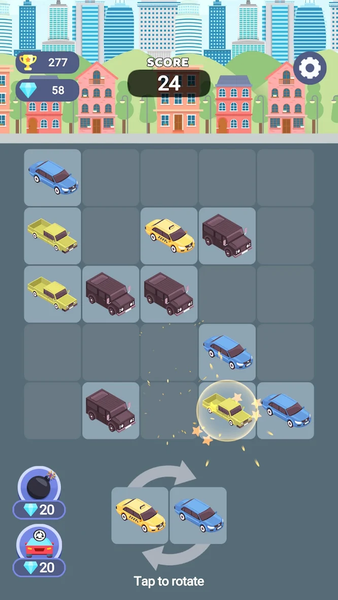 Merge Car - Match Puzzle - عکس بازی موبایلی اندروید