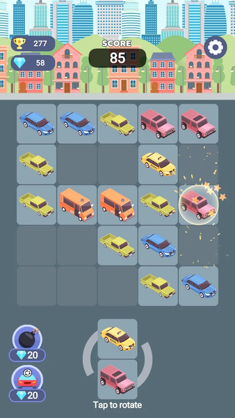 Merge Car - Match Puzzle - عکس بازی موبایلی اندروید