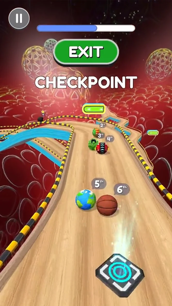 Racing Ball: Rolling Adventure - Gameplay image of android game
