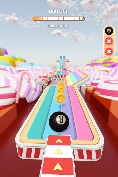 Racing Ball: Rolling Adventure - Gameplay image of android game