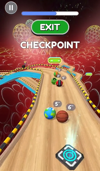 Racing Ball: Rolling Adventure - Gameplay image of android game