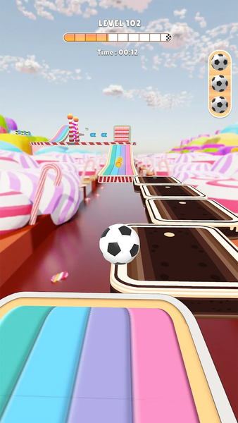 Racing Ball: Rolling Adventure - Gameplay image of android game