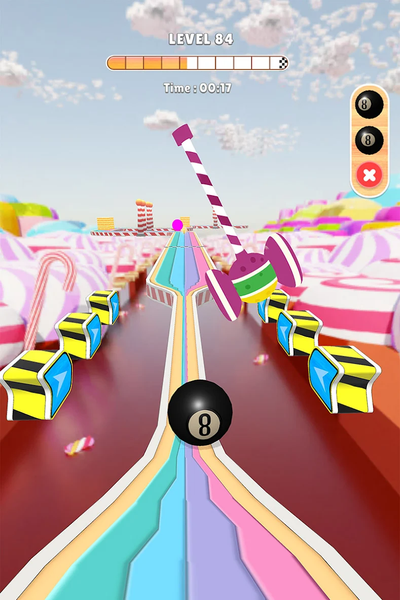 Racing Ball: Rolling Adventure - Gameplay image of android game