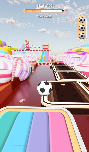 Racing Ball: Rolling Adventure - Gameplay image of android game