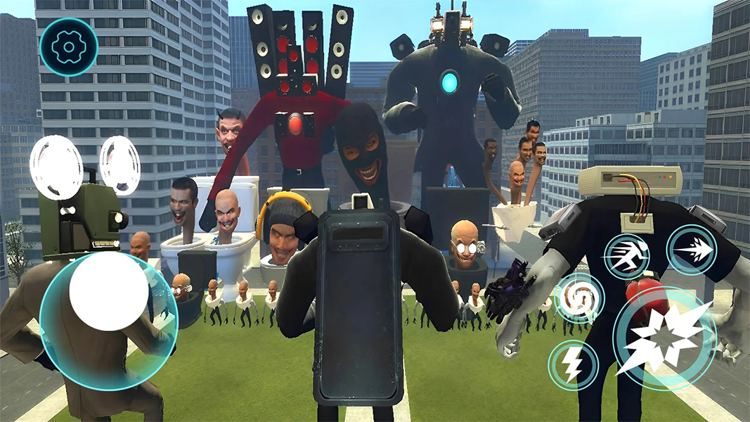 Hero vs Gangstaz: Grand City - Gameplay image of android game