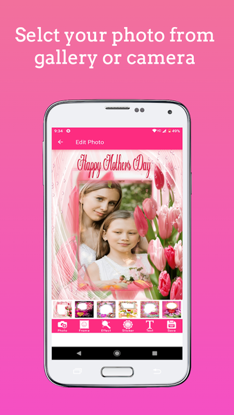 Mother's Day Photo Frames ۲۰۲۵ - عکس برنامه موبایلی اندروید
