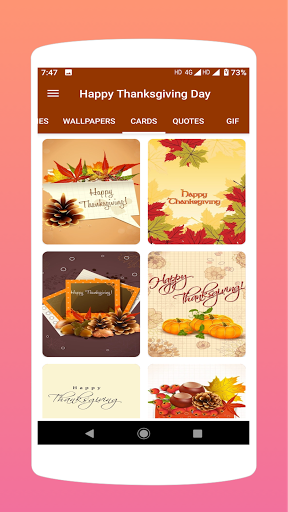 Thanksgiving Wishes & Cards - عکس برنامه موبایلی اندروید