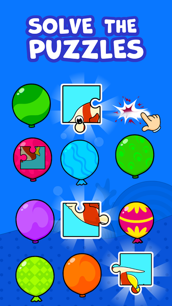 Baby Games Balloon Pop Games - Gameplay image of android game