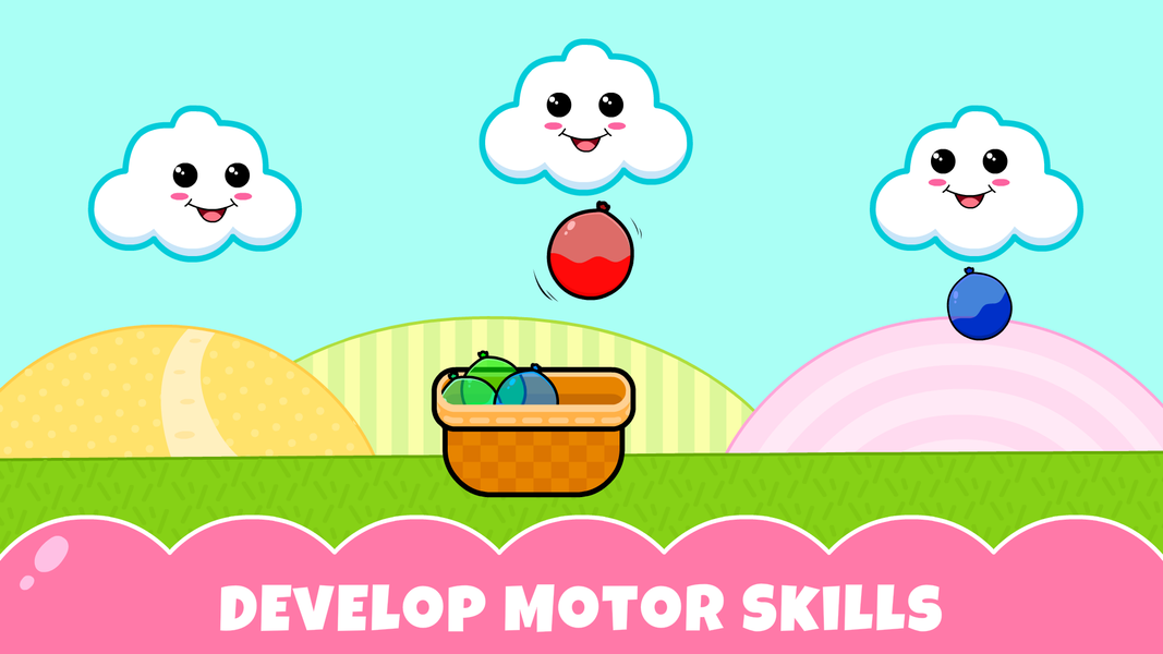 Baby Games Balloon Pop Games - Gameplay image of android game