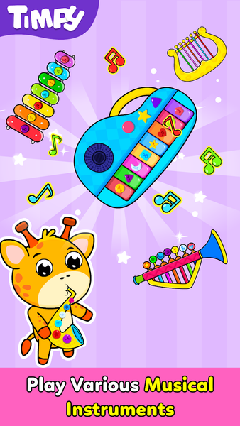 Piano Kids: Baby Toddler Games - عکس بازی موبایلی اندروید