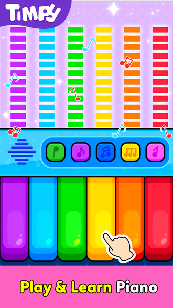 Piano Kids: Baby Toddler Games - عکس بازی موبایلی اندروید
