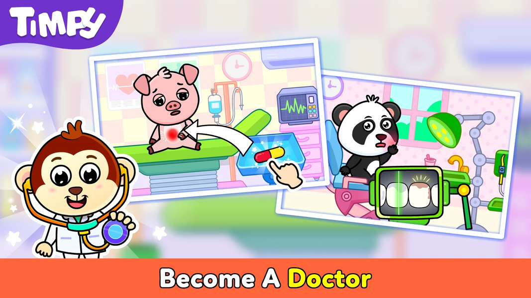 Timpy Town World: Kids Games - عکس بازی موبایلی اندروید