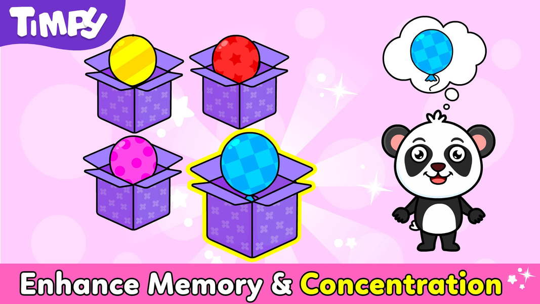 Timpy Balloon Popping Games - Gameplay image of android game