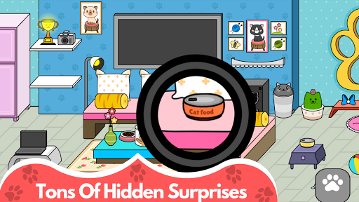 Tizi Cat Games - Cute Cat Town - Gameplay image of android game